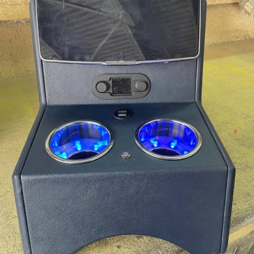 Custom console for bench seat