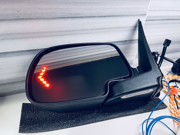 99-06 Silverado GMC Sierra led mirrors with puddle lights